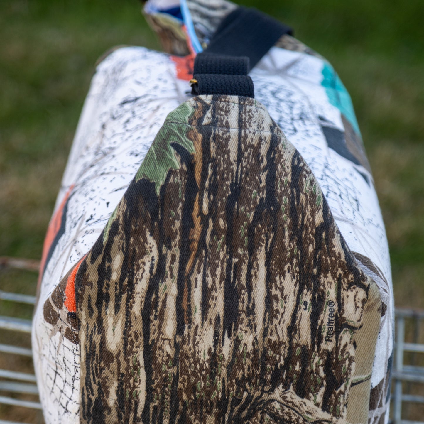 Barkcloth and vintage realtree camo