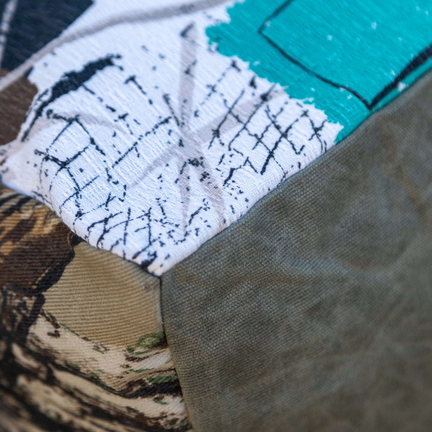 Barkcloth and vintage realtree camo